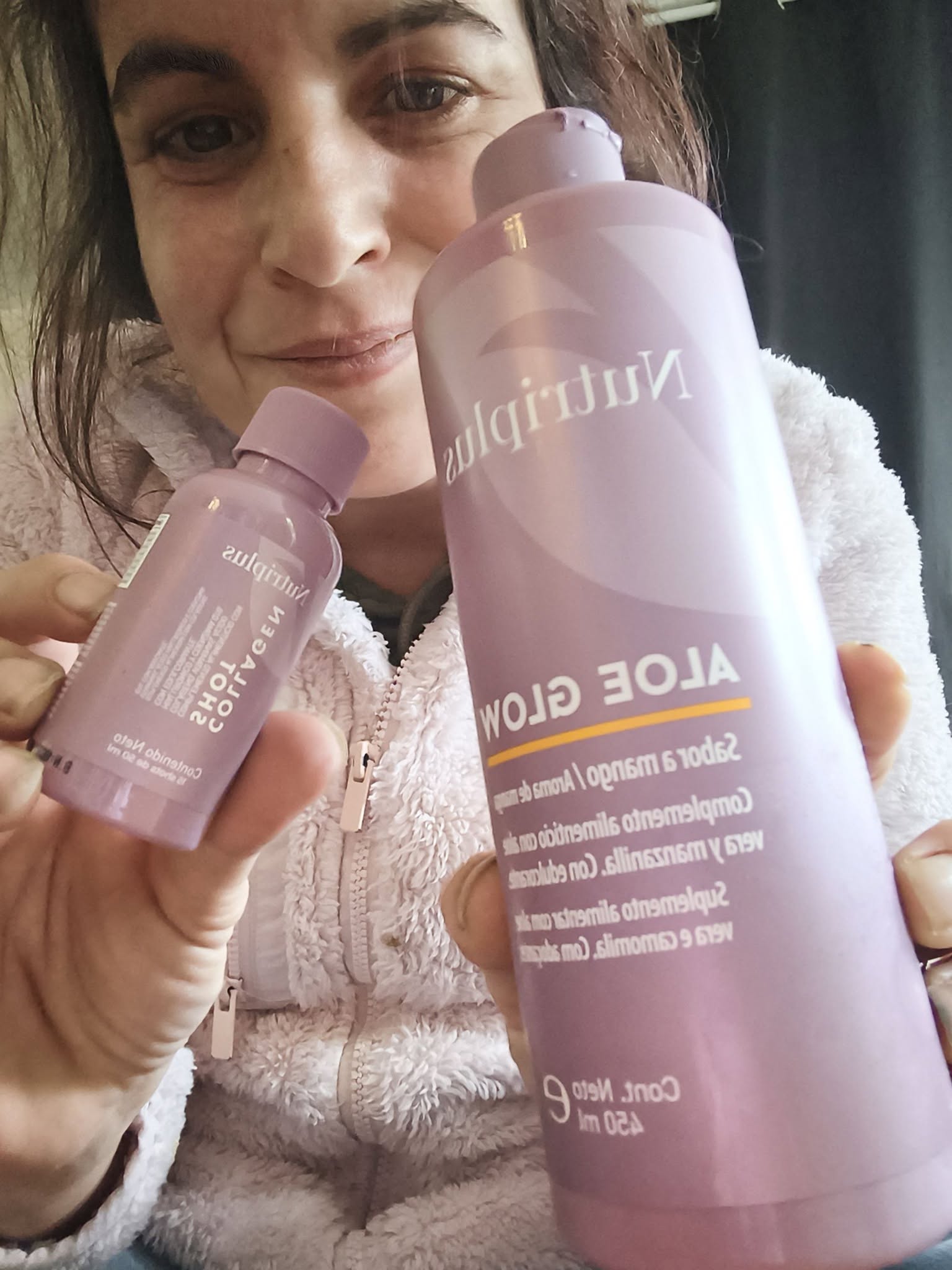 Sab avec son Aloe Glow